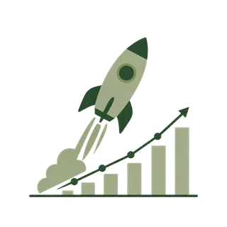 Ilustração de crescimento empresarial